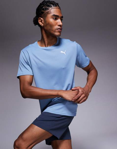 Camiseta azul Tad Essential Poly Texture de PUMA - view 1