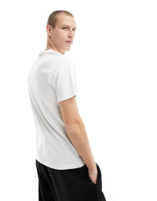 Camiseta básica blanca con logo grande de Barbour International, 4 de 4