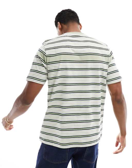 Camiseta beis a rayas de manga corta de Marshall Artist, 4 de 4