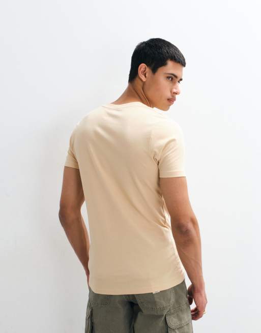 Camiseta beis ajustada de Jack & Jones, 4 de 5