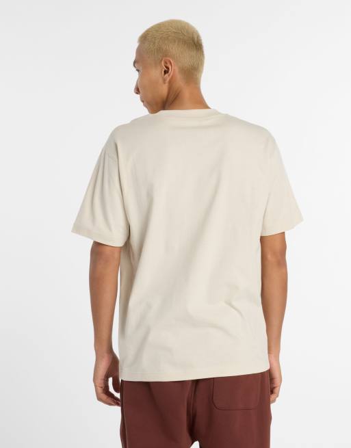Camiseta beis básica de algodón Sport Essentials de New Balance, 4 de 4