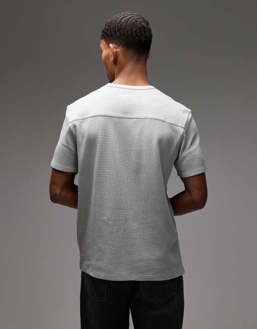 Camiseta beis con cuello redondo Ellis de AllSaints, 3 de 5