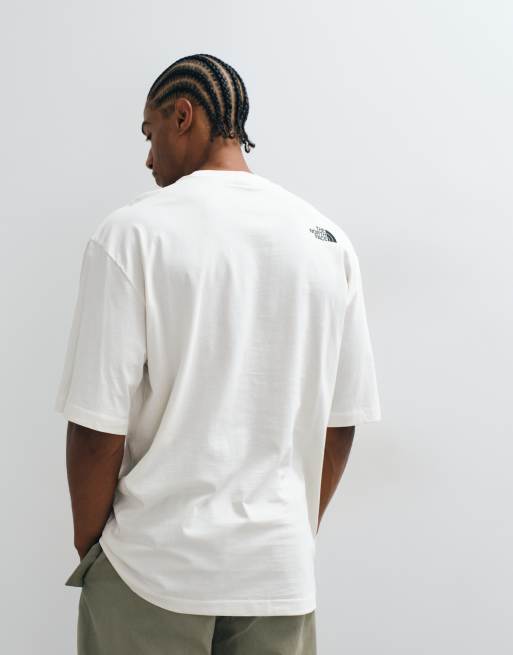 Camiseta beis con logo Rounded Tree de The North Face, 3 de 5