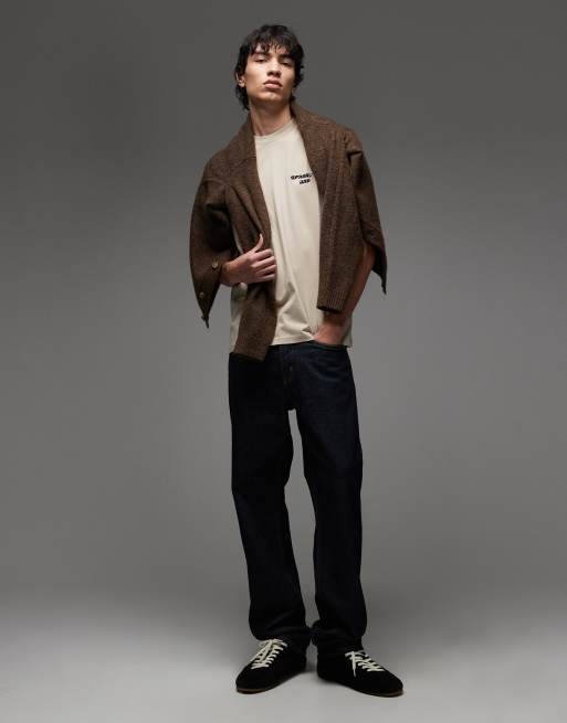 Camiseta beis de corte suelto con estampado en la espalda Wiptopia de Carhartt WIP, 2 de 5