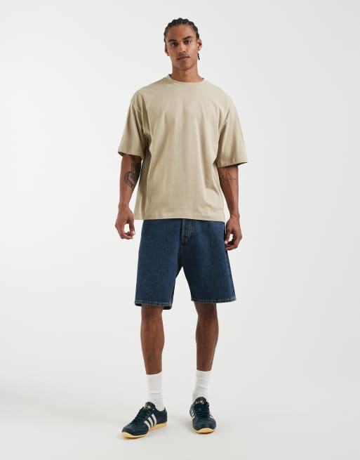 Camiseta beis extragrande básica Essentials de ASOS DESIGN, 3 de 5