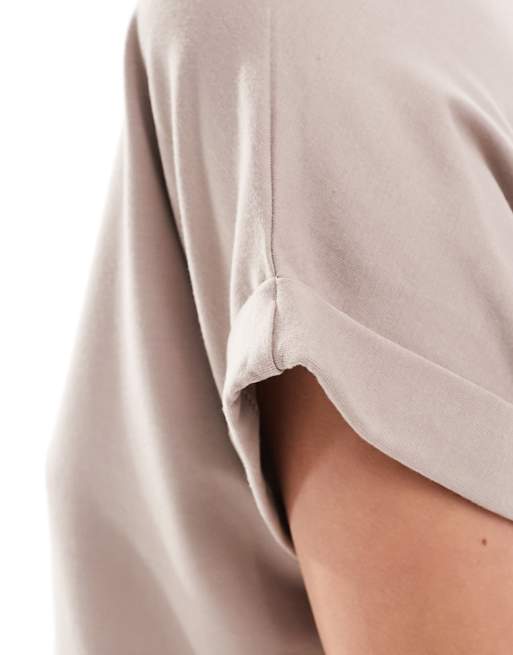 Camiseta beis suave con cuello redondo de ONLY , 3 de 4
