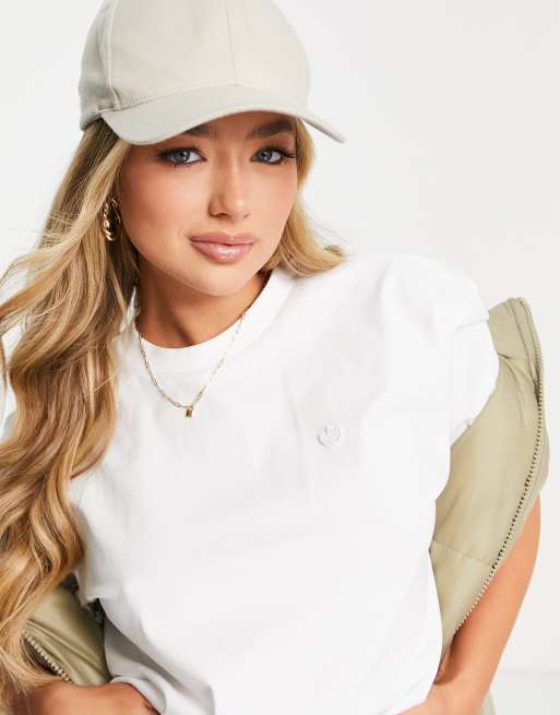 Camiseta blanca adicolor Contempo de adidas Originals 