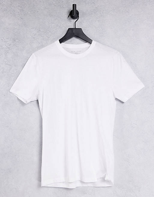 Camiseta blanca ajustada de New Look