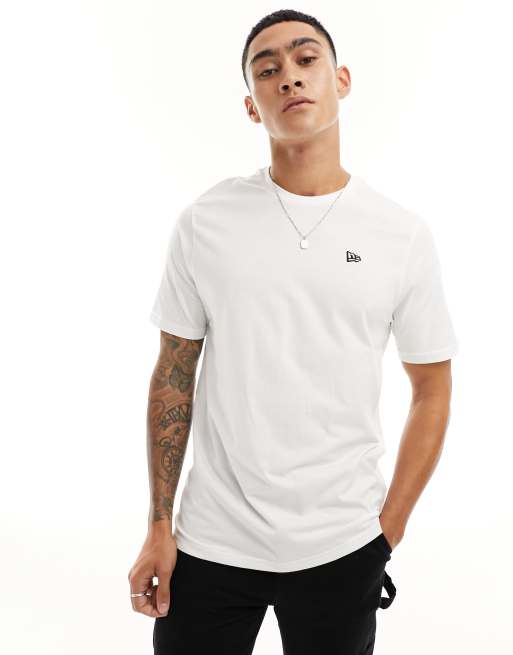 Camiseta blanca básica de manga corta de New Era
