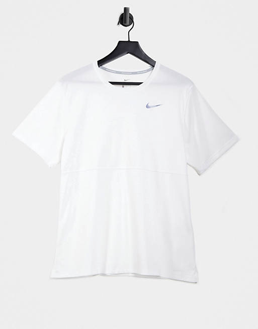 Camiseta blanca Breathe de Nike Running