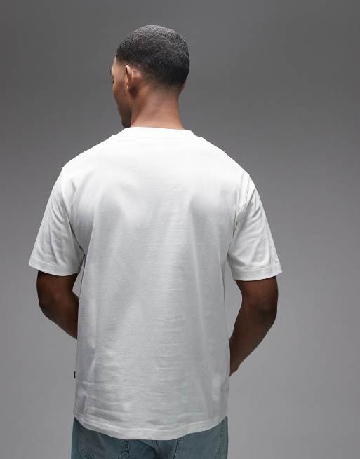 Camiseta blanca clásica con logo triple de New Balance, 3 de 5