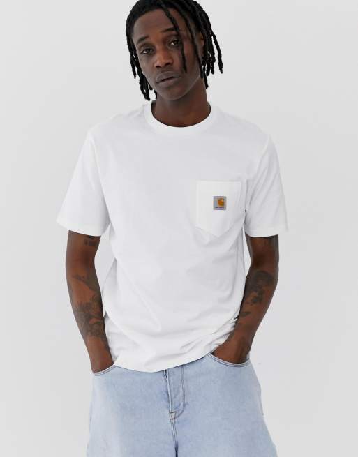 Camiseta carhartt blanca new arrivals