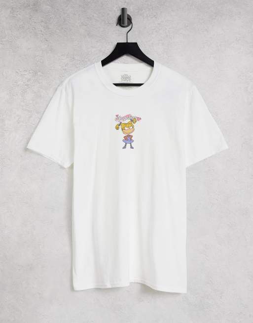 Camiseta blanca con diseño de Angelica de los Rugrats