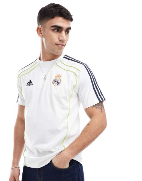 Camiseta blanca con diseño del Real Madrid por el aniversario de adidas Football - view 1