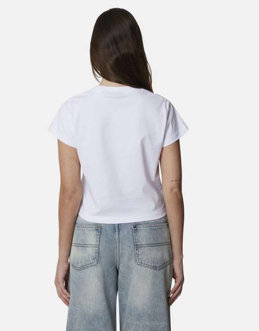 Camiseta blanca con diseño encogido y gráfico de Good For Nothing, 2 de 4
