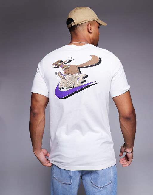 Camiseta blanca con diseño universitario de Nike Club, 3 de 4