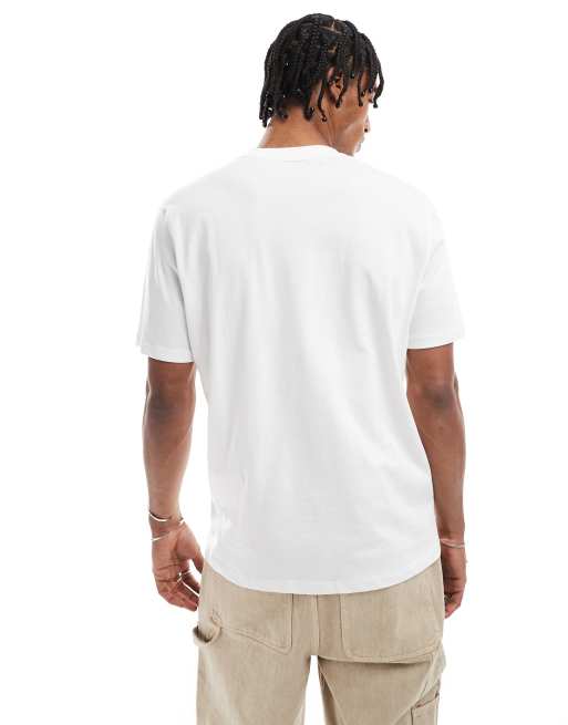Camiseta blanca con estampado Deterni de Hugo Red, 4 de 4