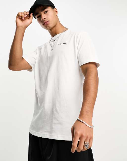 Camiseta blanca con estampado en la espalda Barton Springs exclusiva en ASOS de Columbia, 2 de 4