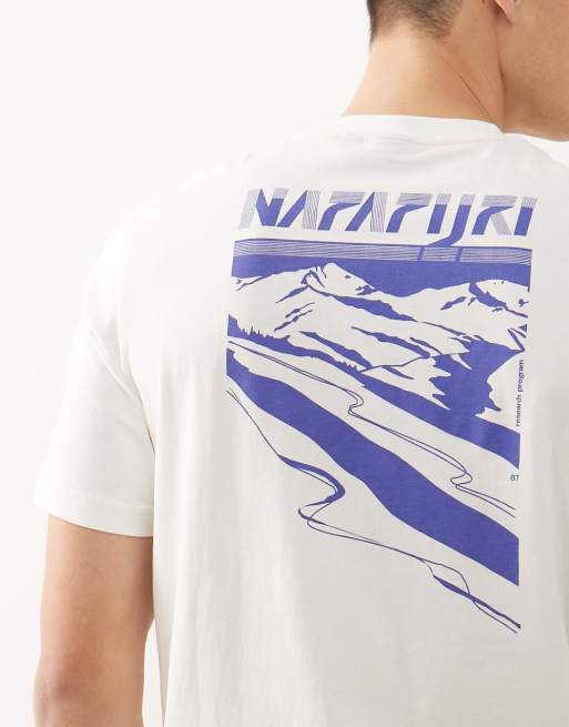 Camiseta blanca con estampado en la espalda Guide de Napapijri, 5 de 5