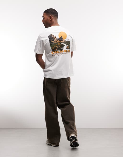 Camiseta blanca con estampado en la espalda Roaming Shores exclusiva en ASOS de Dickies, 2 de 5