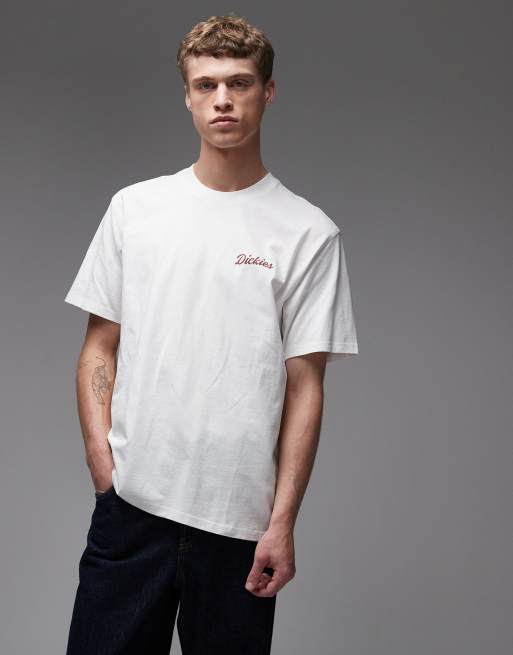 Camiseta blanca con estampado en la espalda Wellsville de Dickies, 3 de 5
