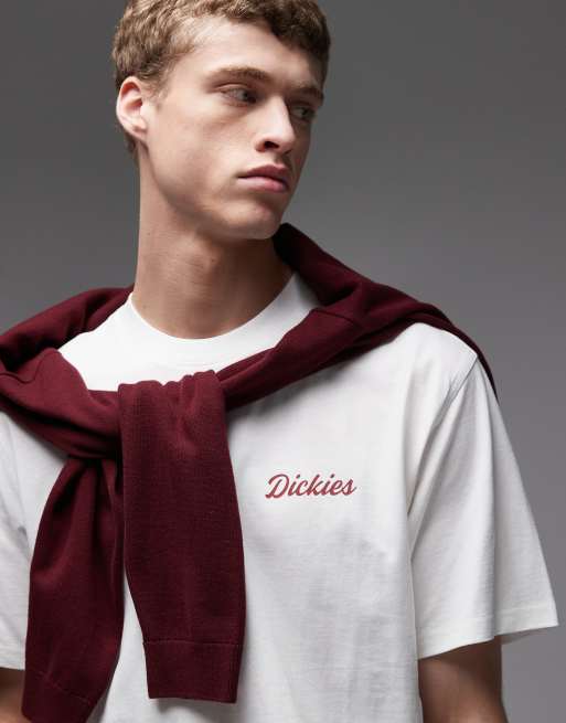 Camiseta blanca con estampado en la espalda Wellsville de Dickies, 5 de 5