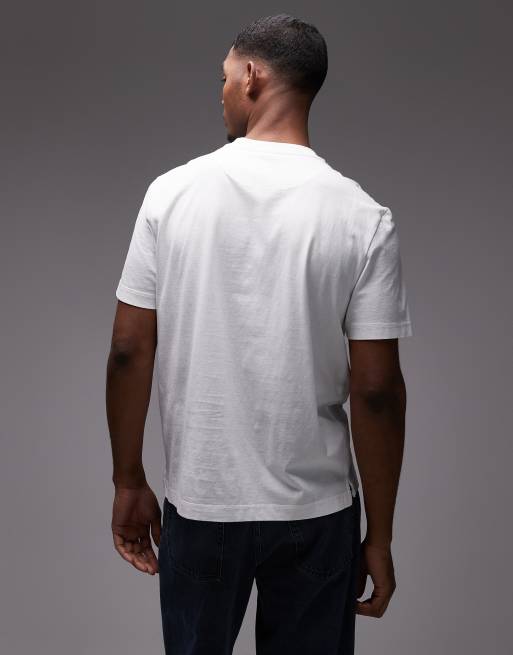 Camiseta blanca con estampado floral estilo dibujo lineal de PS Paul Smith, 3 de 5