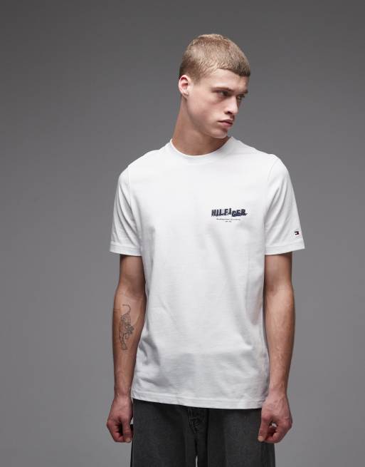Camiseta blanca con estampado fotográfico de Tommy Hilfiger, 3 de 5
