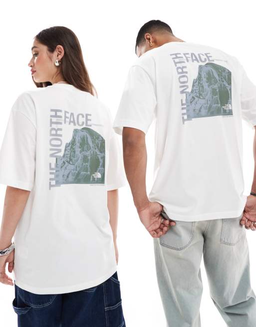 Camiseta blanca con estampado fotográfico Half Dome de The North Face , 4 de 4
