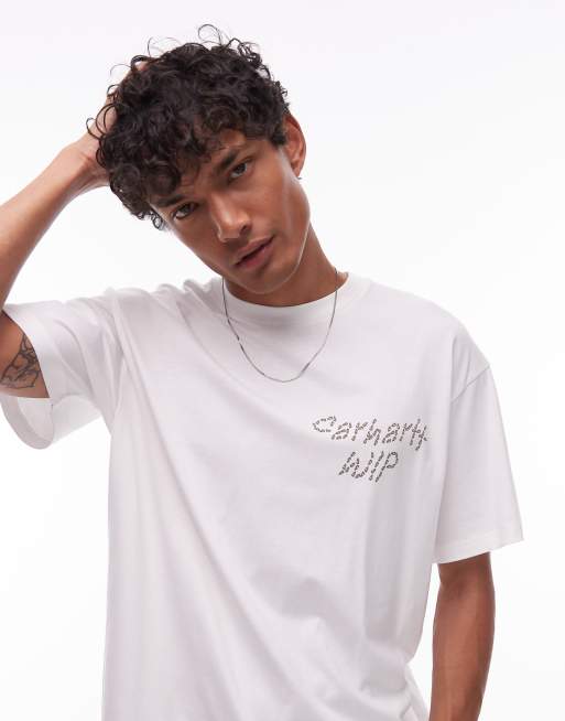 Camiseta blanca con estampado gráfico de girasol de Carhartt WIP, 2 de 4