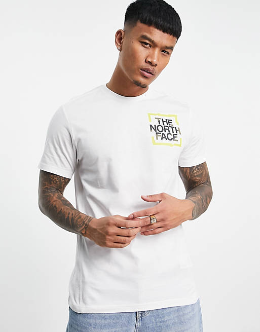 Hombre Tops | Camiseta blanca con estampado gráfico de The North Face - MR52907