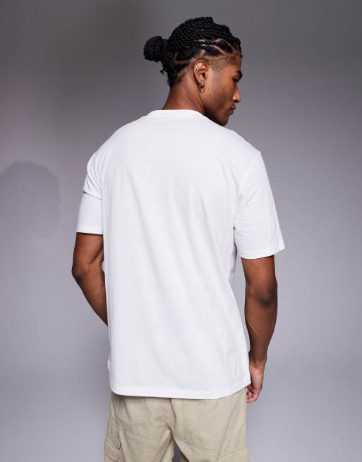 Camiseta blanca con estampado gráfico Diboxer de Hugo Red, 3 de 5