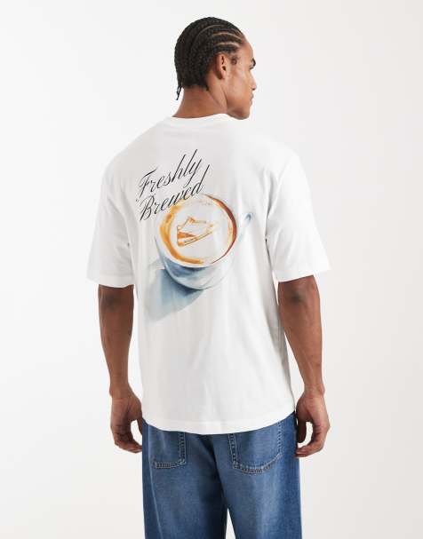 Camiseta blanca con estampado gráfico en la espalda de Jordan - view 1