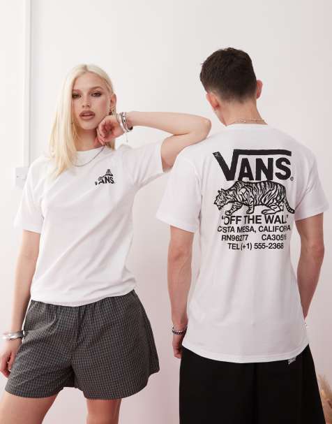 Camiseta blanca con estampado gráfico en la espalda Sneaky Original de Vans - view 1
