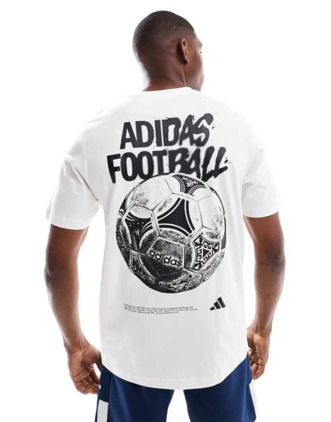 Camiseta blanca con estampado gráfico Football Tango History de adidas Performance - view 1