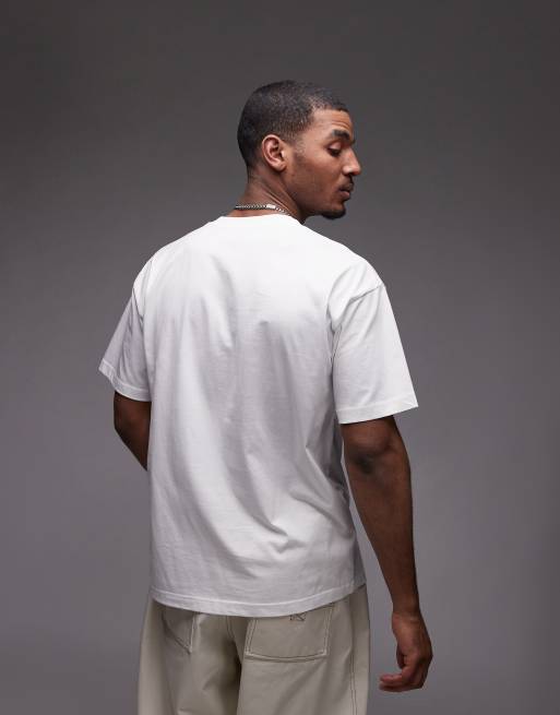 Camiseta blanca con estampado gráfico Valley de Carhartt WIP, 4 de 4