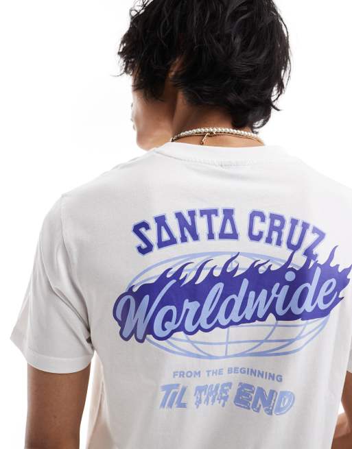 Camiseta blanca con estampado gráfico 