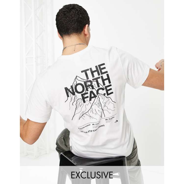 Camiseta blanca discount the north face