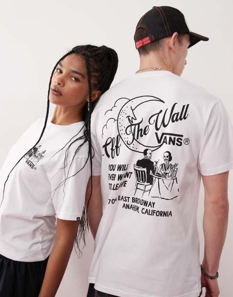 Camiseta blanca con estampado trasero gráfico "Fine Dining" de Vans - view 1