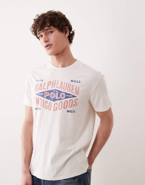 Camiseta blanca con estampado vintage en el pecho de Polo Ralph Lauren - view 1