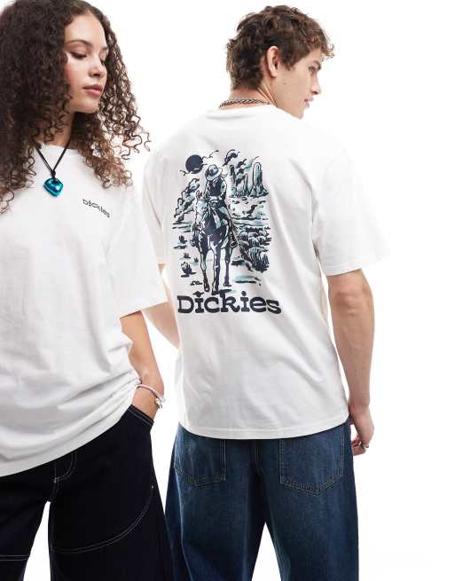 Camiseta blanca con estampado wéstern en la espalda Absarokee de Dickies