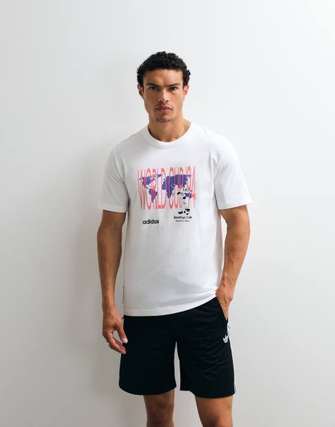 Camiseta blanca con gráfico en el pecho "World Cup 94" de adidas Originals - view 1