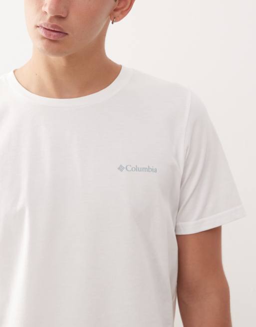 Camiseta blanca con gráfico Rapid Ridge en la espalda de Columbia, 5 de 5