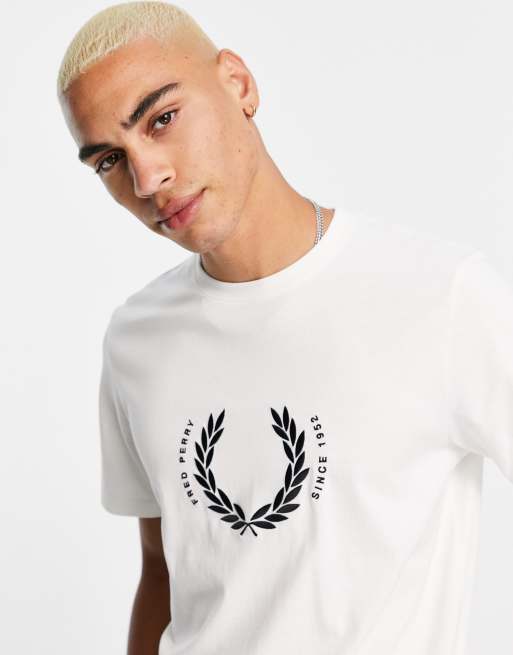 Camiseta fred cheap perry blanca