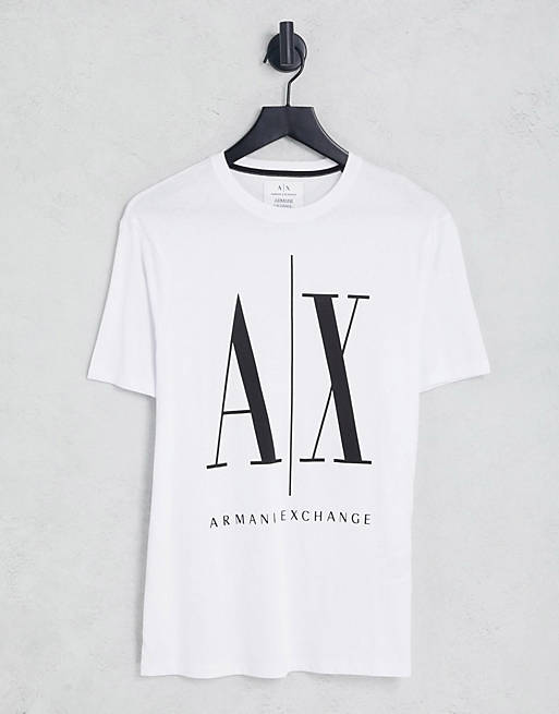 Hombre Other | Camiseta blanca con logo de Armani Exchange - CV83821