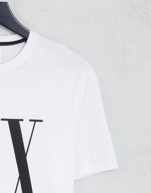 Camiseta blanca con logo de Armani Exchange | ASOS