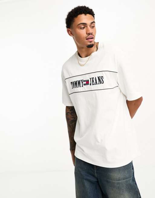 Camiseta tommy jeans discount blanca