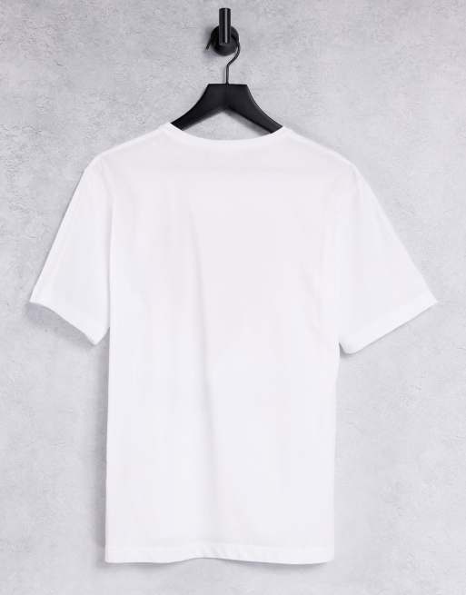 Camiseta blanca con logo de corazón grande de Love Moschino, 2 de 4