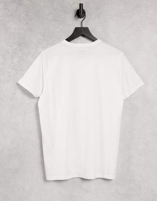 Camiseta blanca con logo de icono de Hollister, 2 de 4