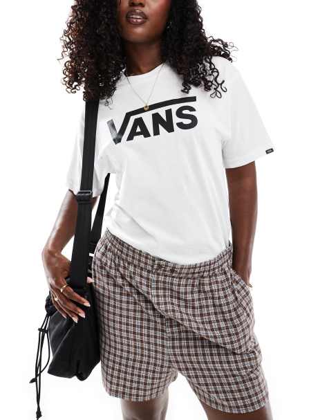 Camiseta blanca con logo de Vans Classic - view 1